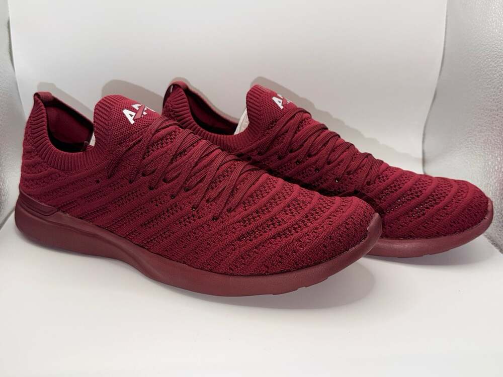 APL Athletic Propulsion Labs TechLoom Phantom Running Shoes Burgundy